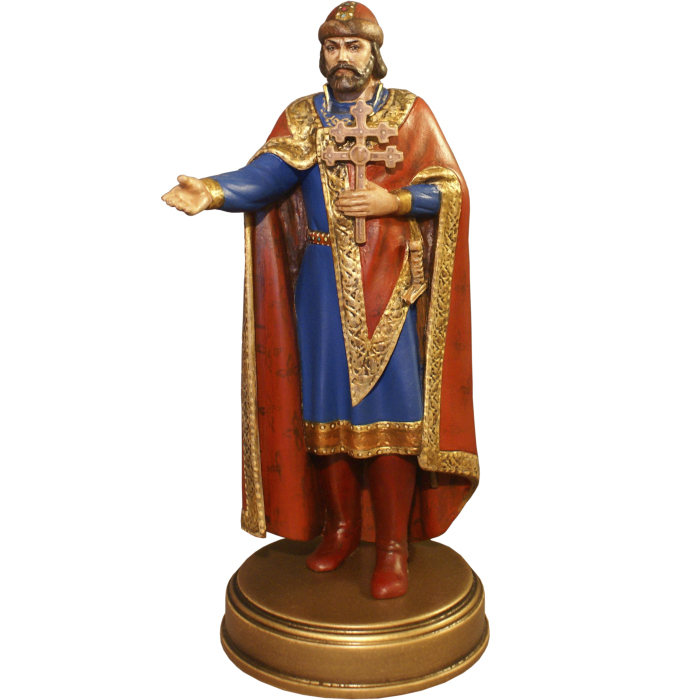 Статуэтка из массива ольхи "Князь Владимир" из коллекции "История Государства Российского"